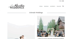 Desktop Screenshot of coweddingsmag.com